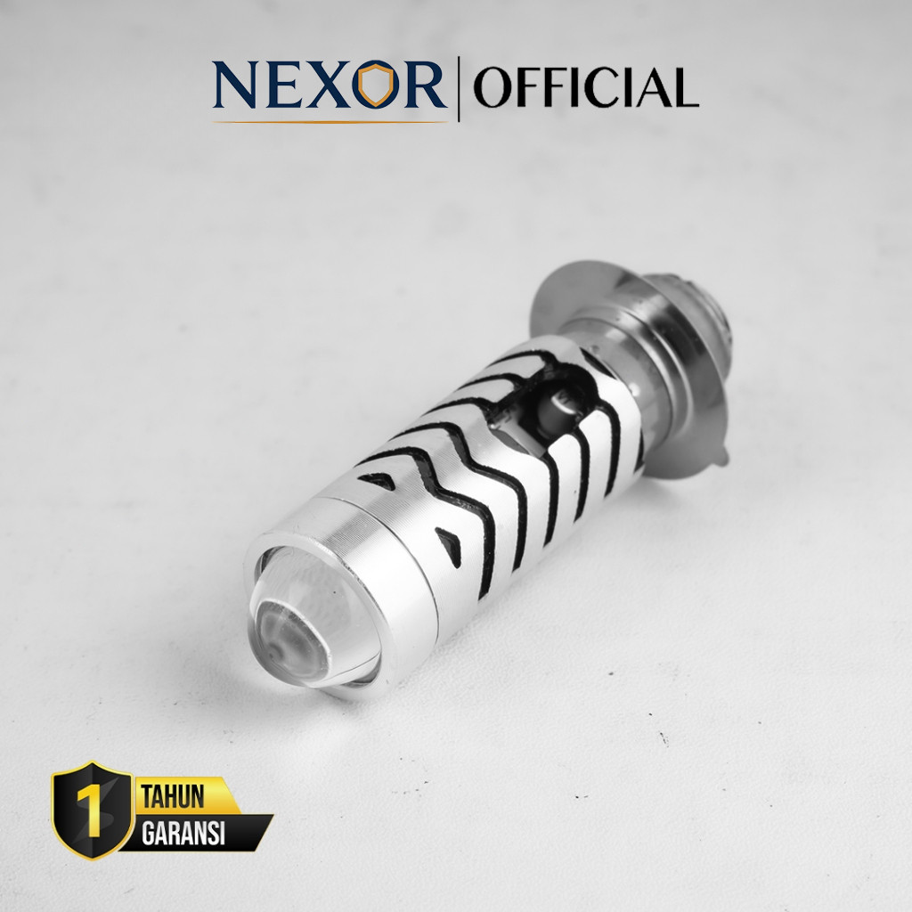 NEXOR Lampu LED Utama Motor H6 Laser Gun P15D-25 SBR Demon Biru DC9-80V Universal MOTOR