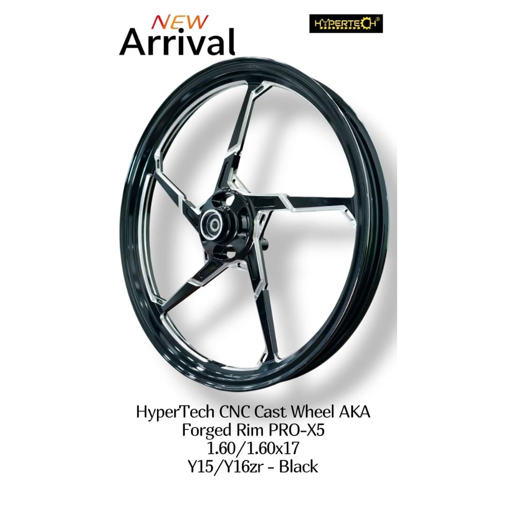 Jual VELG HYPERTECH X5 Y15ZR BLACK | Shopee Indonesia