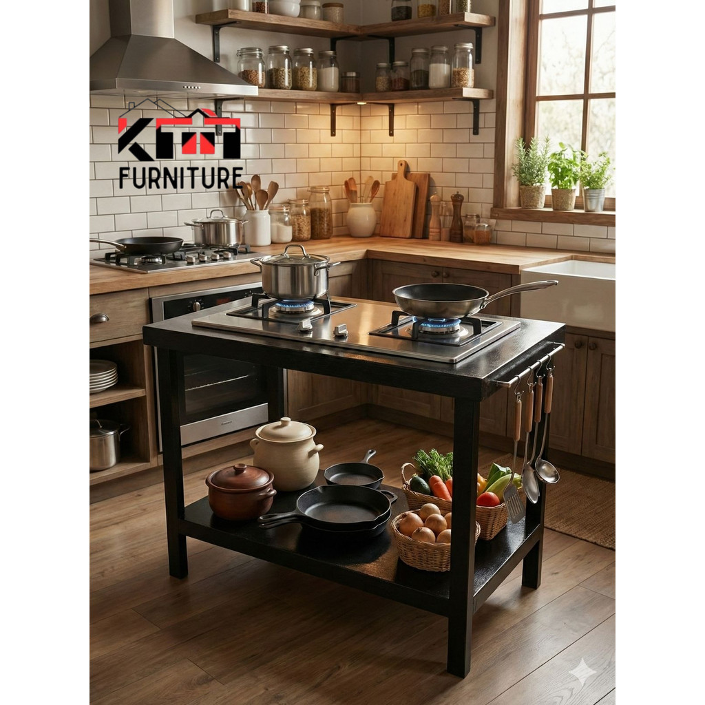 Jual Meja Kompor 2 Tungku Rak Kompor Dapur Meja Kompor Gas | Shopee ...