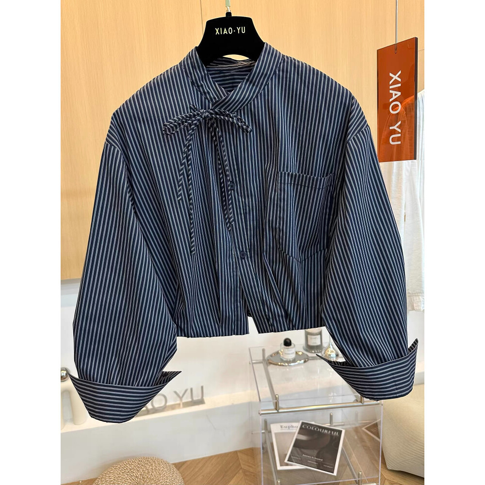 Jual CHICMORE Blouse Kemeja Lengan Panjang Longgar Gaya Kasual Motif ...