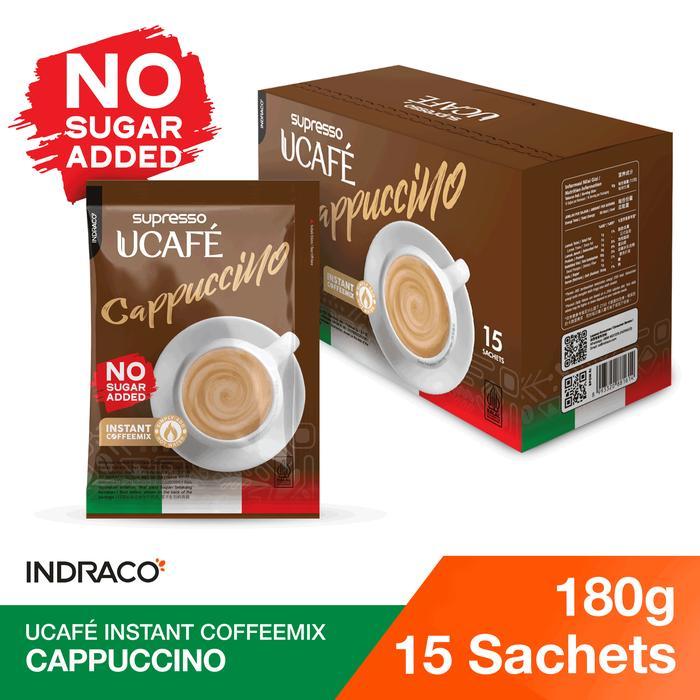 Jual PROMO UCAFE Instant Coffeemix Cappuccino No Sugar Added (15 ...