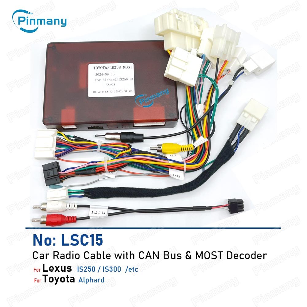 Jual Pinmany Car Rao Cable Connector LSC15 Power Wiring Harness adapter ...
