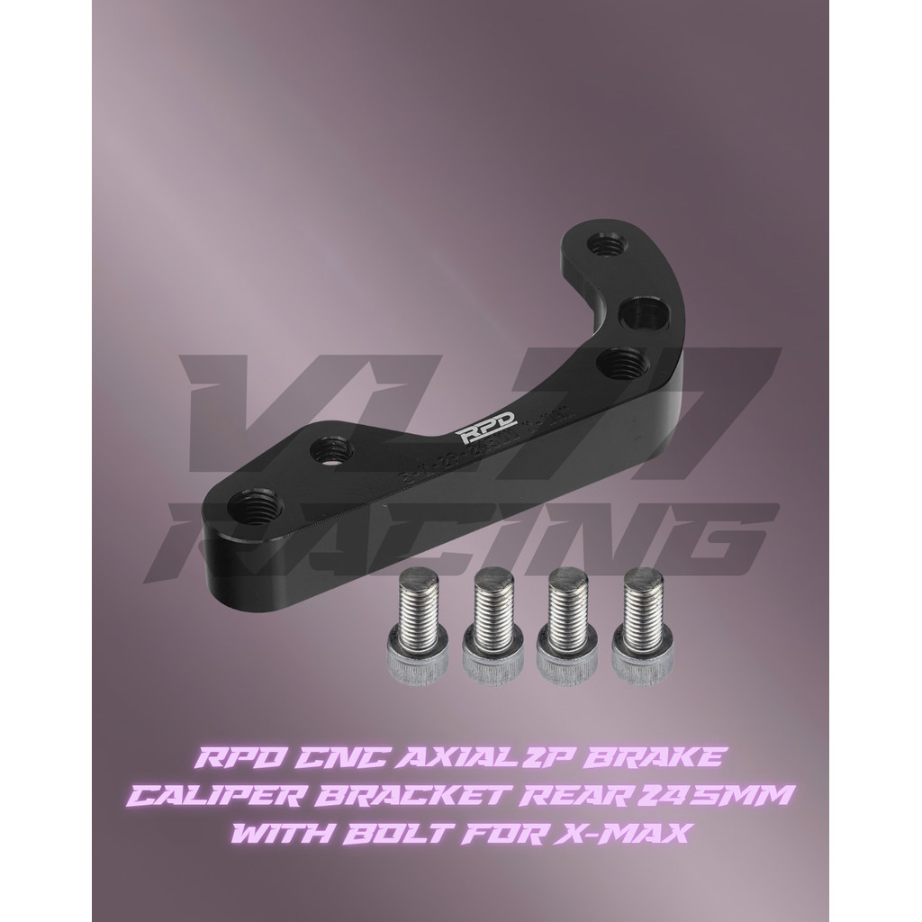 Jual Bracket Kaliper Belakang CNC RPD Axial Yamaha XMax 245 mm | Shopee ...