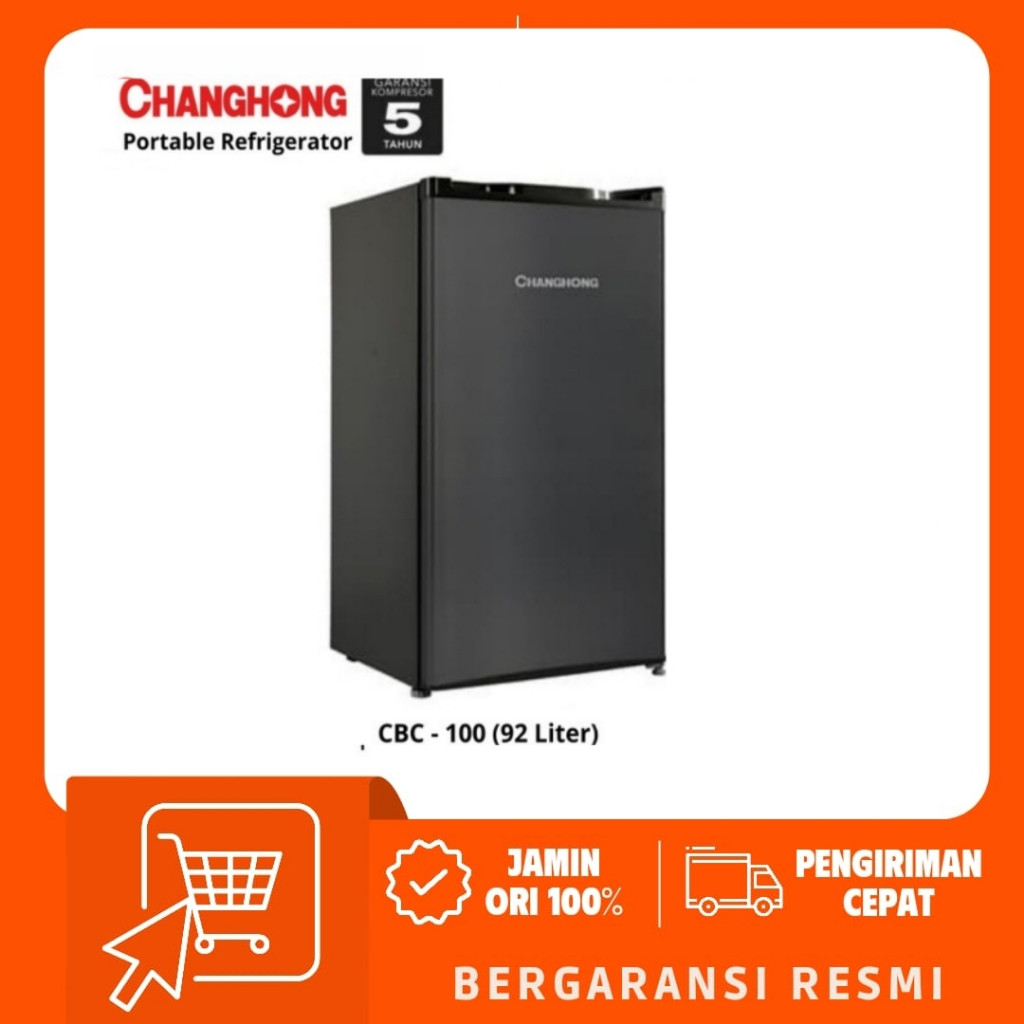 Jual BEST CHANGHONG Kulkas 1 Pintu Portable 100L Low Watt CBC 100 ...