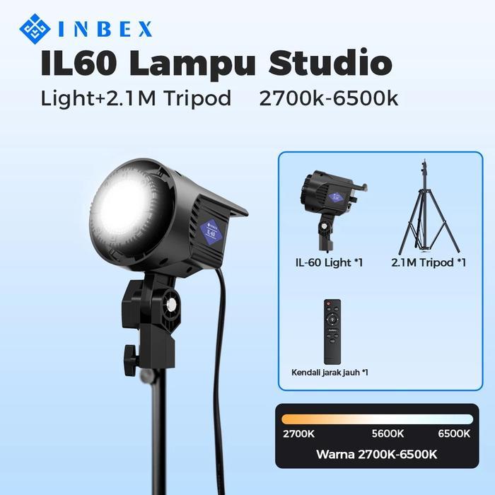Jual INBEX Lighting Konten Lampu Studio Softbox LED Video Light ...