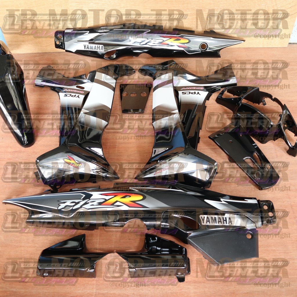 Jual Cover Body Fizr Full Set Sporty Hitam Full Set Halus Kasar Cover ...