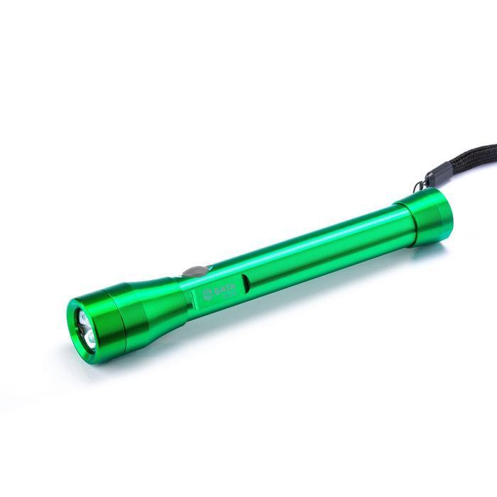 Jual SATA Lampu Senter 90732A Aluminum Flashlight 2xAA Cells | Shopee ...