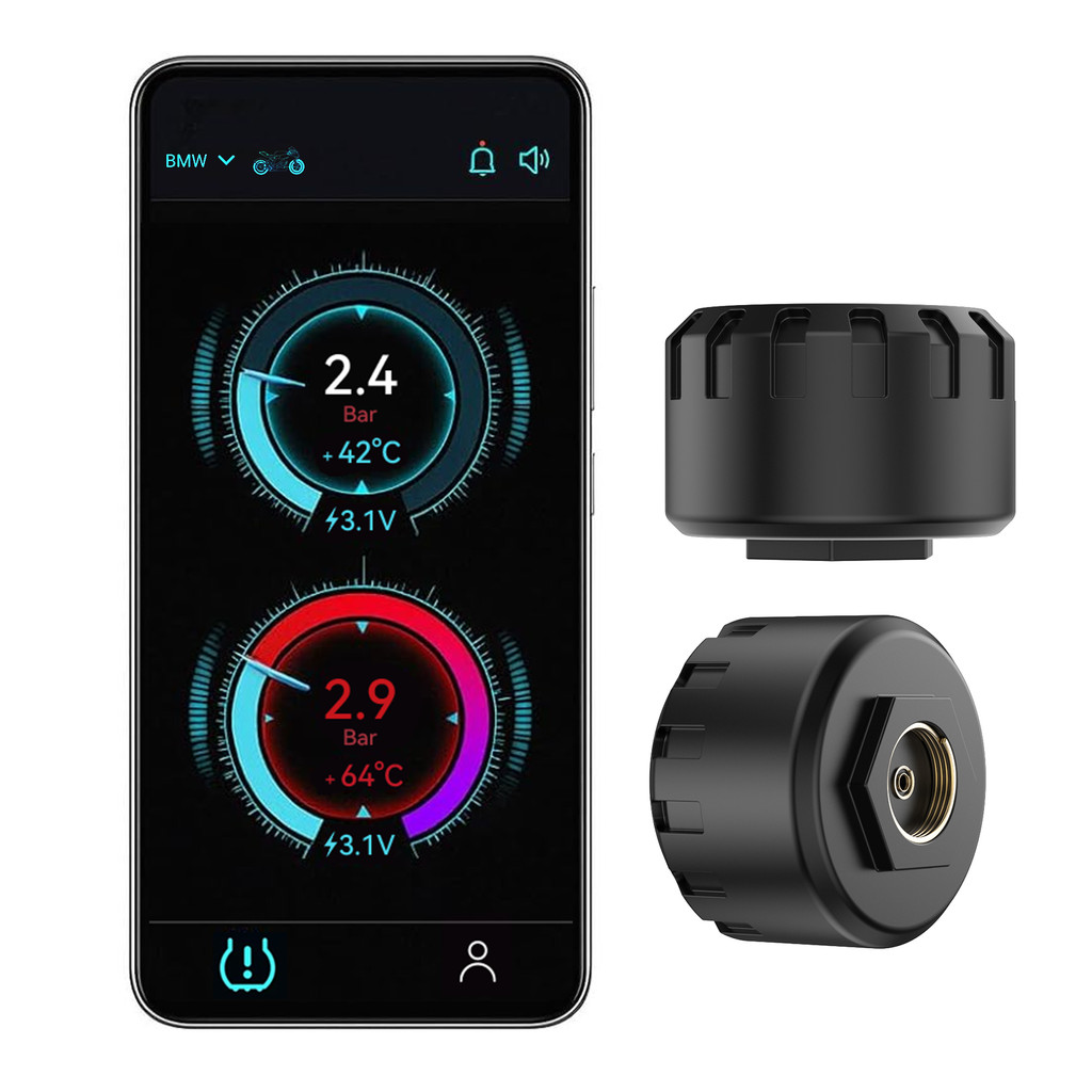 Jual Motorcycle Tire Pressure Monitoring System, Bluetooth TPMS for ...
