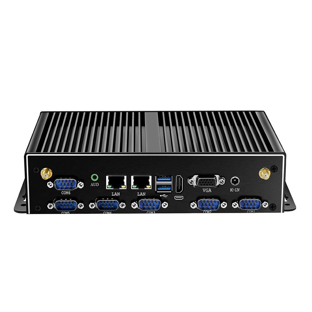 Jual Fanless Mini PC Intel Core i3 4005U i5 4200U i7 4500U 6x RS232 DB9 ...