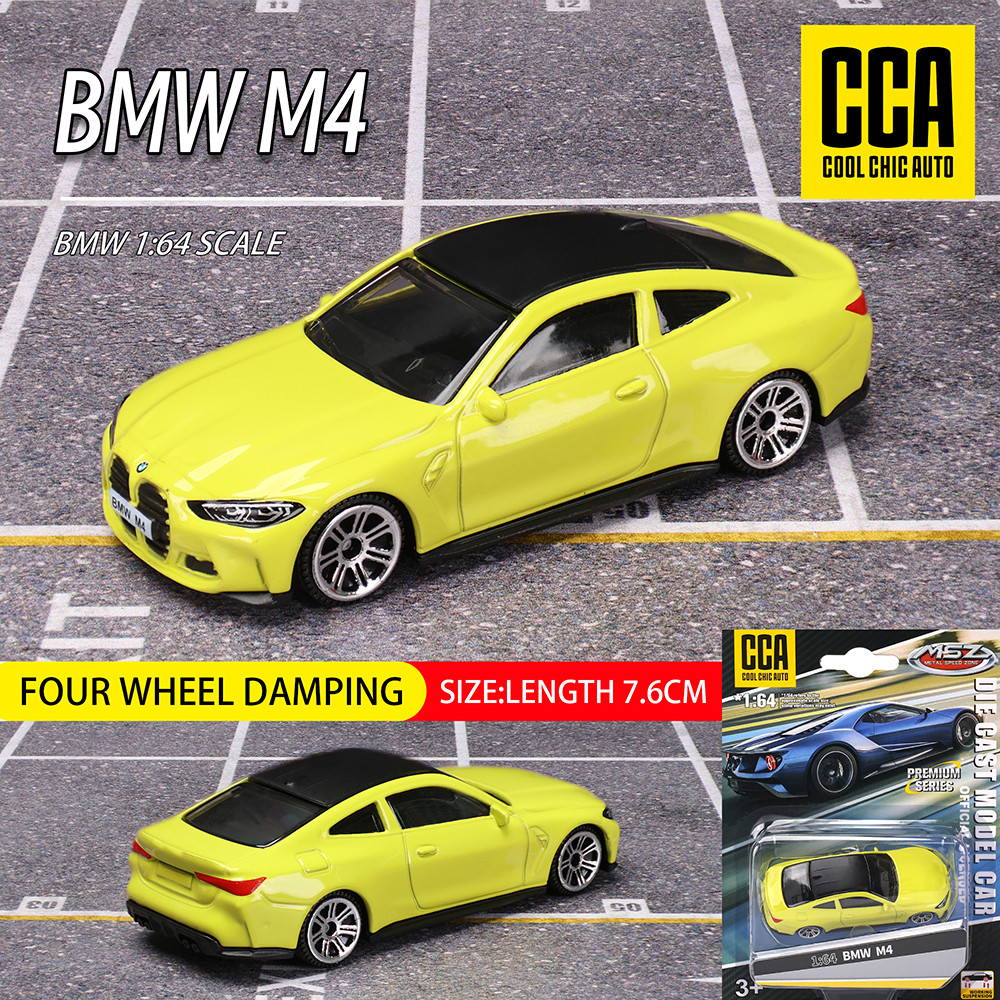 Jual CCA MSZ 1:64 BMW M4/M4 GT3/Z4 M40i/M850i classic car static