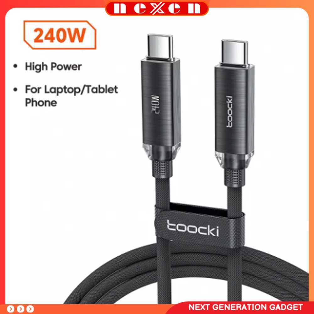 Jual Kabel Data Type C to Type C Fast Charging PD 240W 1M - TXCCC3 ...