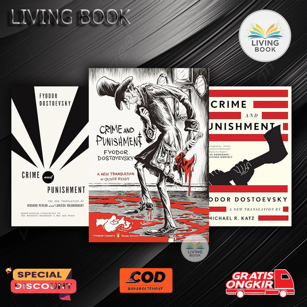 Jual Crime and Punishment by Fyodor Dostoevsky (English Version ...