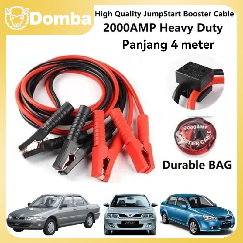 Jual Kabel Jumper Aki Mobil 4 Meter - Kabel Starter Untuk Mobil Mogok ...