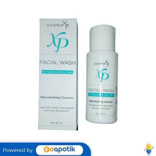Jual Derma Xp Facial Wash For Normal & Dry Skin 60 Ml Botol | Shopee ...