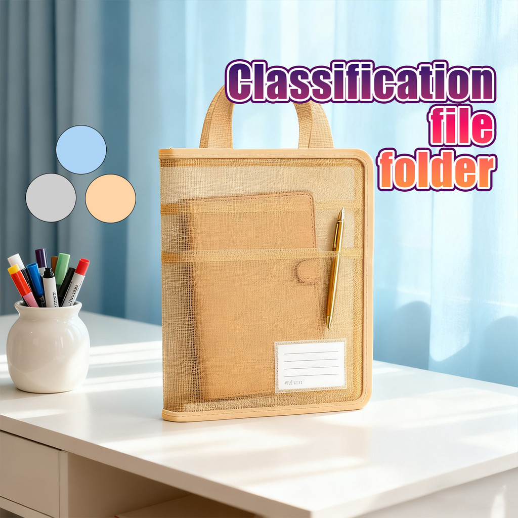 Jual Map plastik dokumen resleting /Zipper School Office Bag File / Map ...