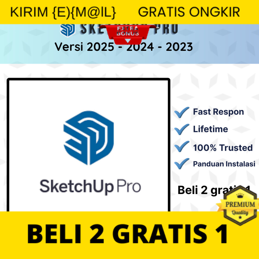 Jual SketchUp Pro 2025, 2024, 2023 For W1nd0ws | Lifetime | Tutorial ...