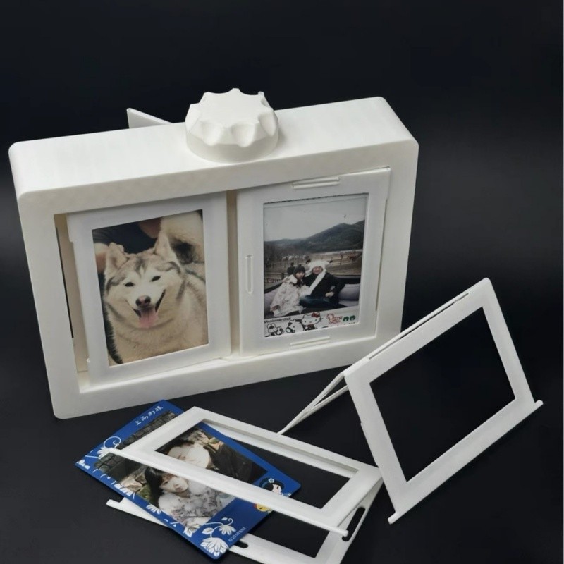 Jual 12-Card 3D Rotating Photocard Holder Snapshots Display Frame Easy ...