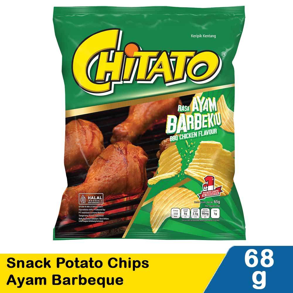 Jual CHITATO SNACK POTATO CHIPS AYAM BARBEQUE 68g | Shopee Indonesia
