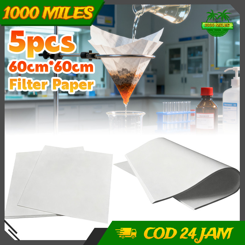 Jual 5pcs Kertas Saring Kasar Laboratorium 60×60cm Filter Paper Cepat ...