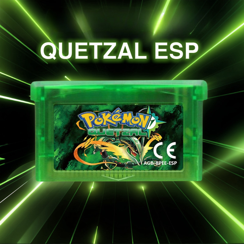 Jual ESP Version Pokemon Quetzal GBA Game Cartridge Video Game Console ...