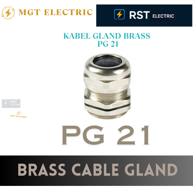 Jual Kabel Gland Brass PG21 ( 13-18mm) / BRASS Cable Gland PG 21 ( 13 ...