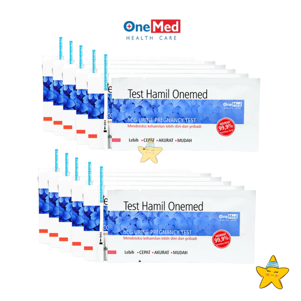 Jual HBK 10 Pcs Onemed Strip Alat Test Kehamilan Test Pack Kesuburan ...