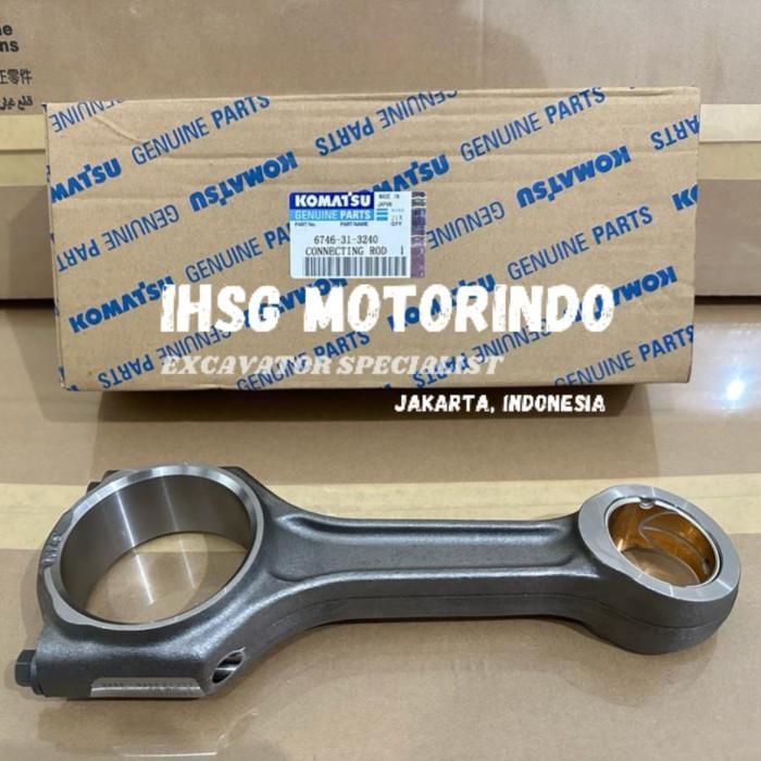 Jual 6746-31-3240 Stang piston Connnecting Rod PC300-8MO SAA6D114 ASLI ...