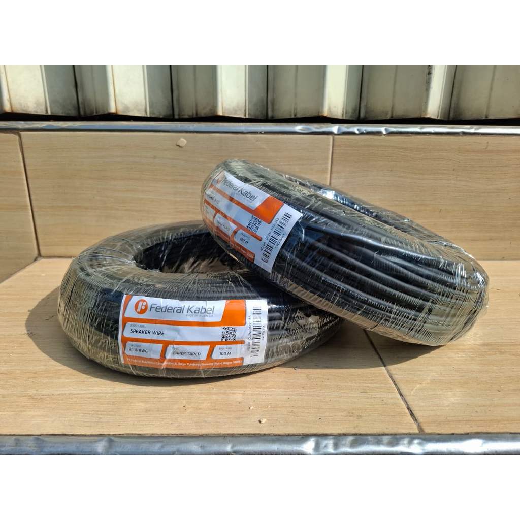 Jual KABEL SPEAKER WIRE FEDERAL 2C 16 AWG Kabel Federal 2c16 awg ...