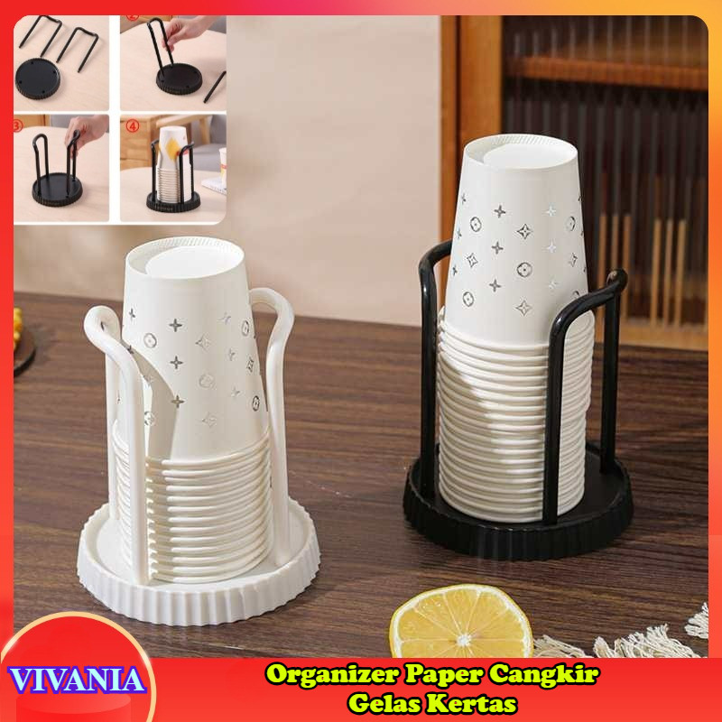 Jual VIVANIA - Rak Paper Cup / Organizer Paper Cangkir Gelas Kertas ...