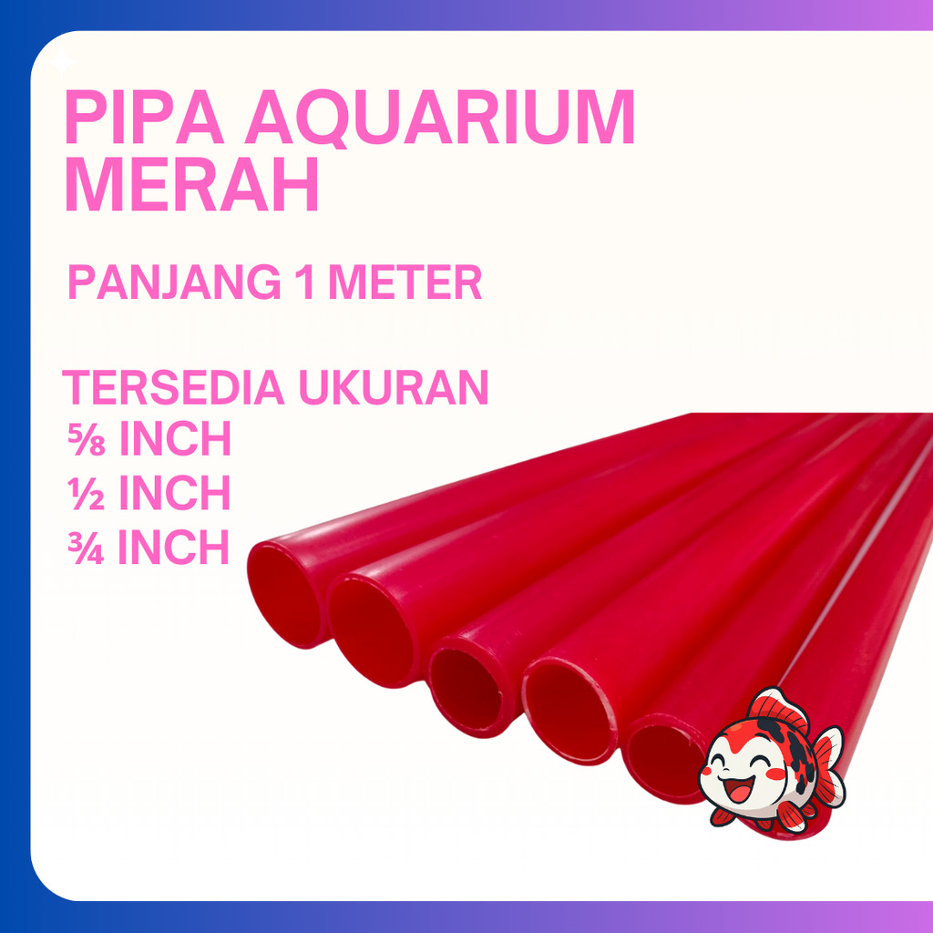 Jual Pipa Aquarium Merah Tebal | Shopee Indonesia