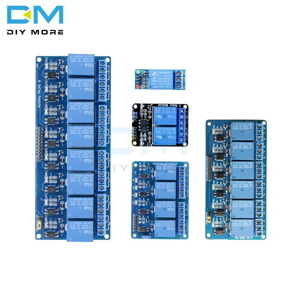 Jual 5V One 1/2/4/6/8 Channel Relay Power Module interface Board Shield ...