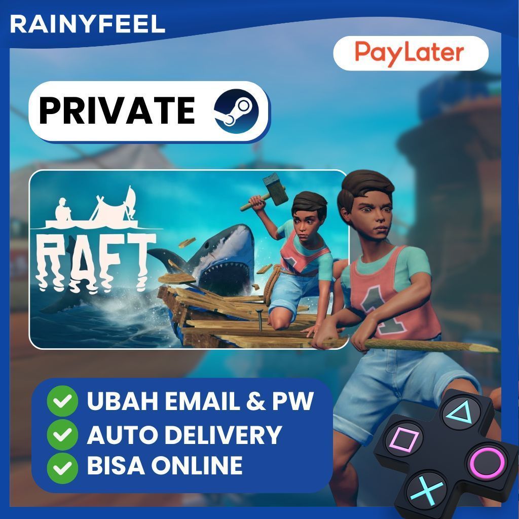 Jual [BONUS GAME RANDOM] Raft (Sharing With Euro Truck Simulator 2 & 60 ...