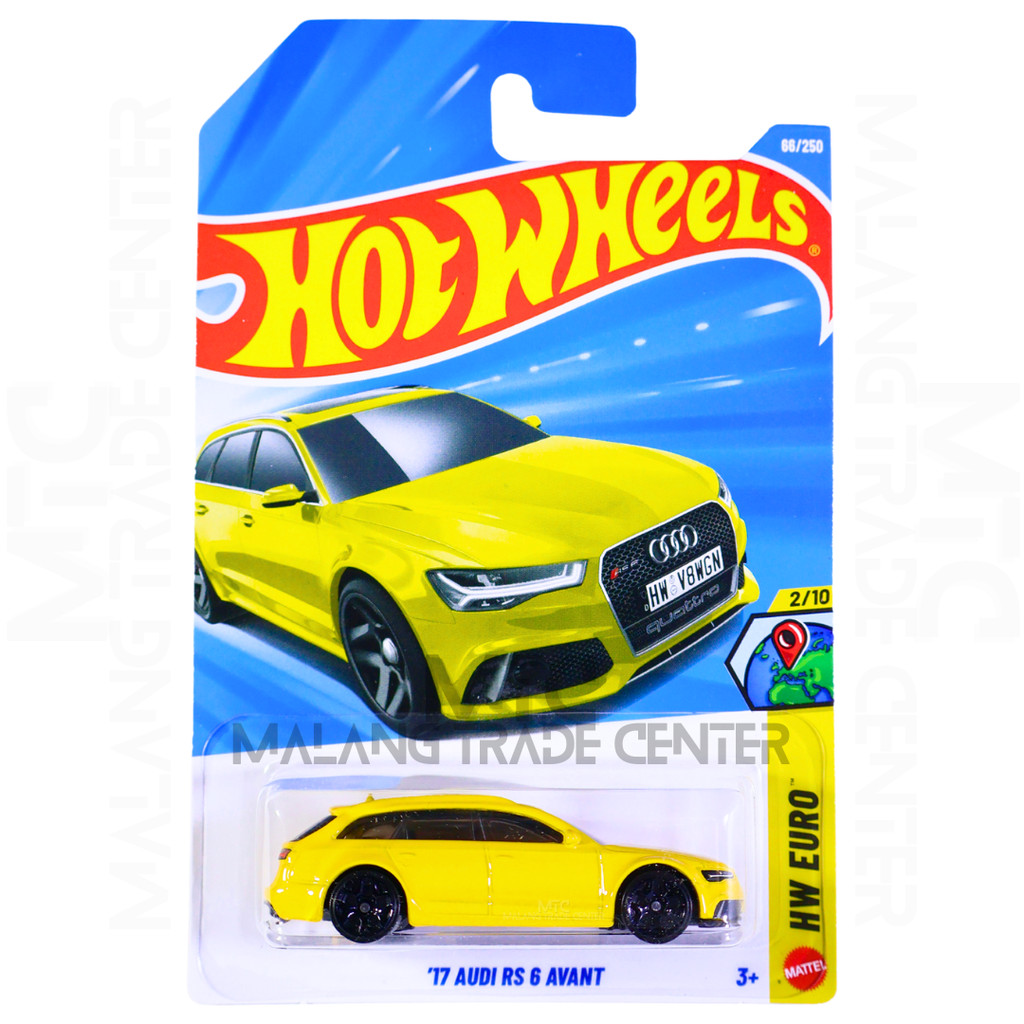 Xe mô hình Hot Wheels Loose 17 AUDI RS 6 AVANT - Green - tỉ lệ 1:64