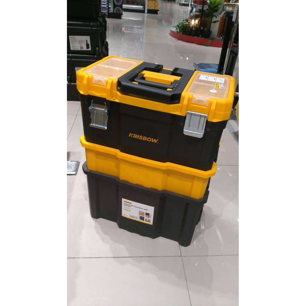 Jual Krisbow Kotak Perkakas Modular 3 In 1 Lrmtb1 | Shopee Indonesia