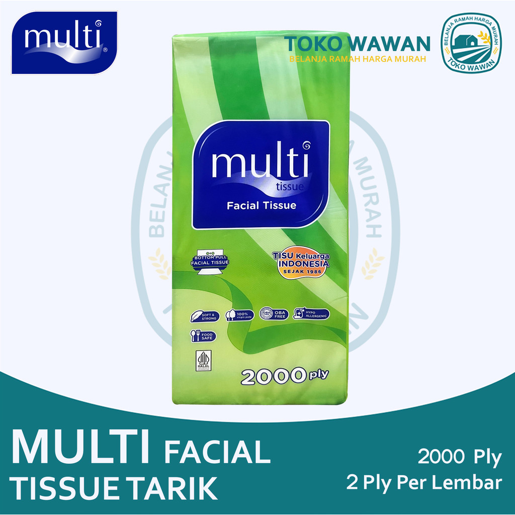 Jual Tissue Multi Facial Size Jumbo Isi 2000 Ply / Tisu Facial Halus ...