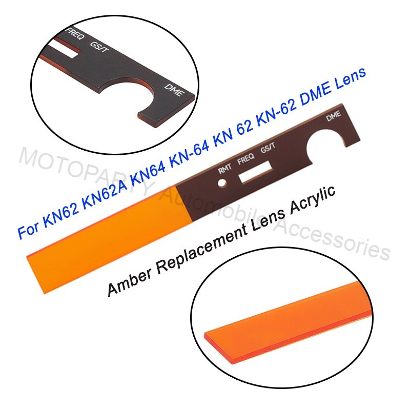 Jual Acrylic Amber Replacement Lens For KN62 KN62A KN64 KN64 KN 62 KN62 ...