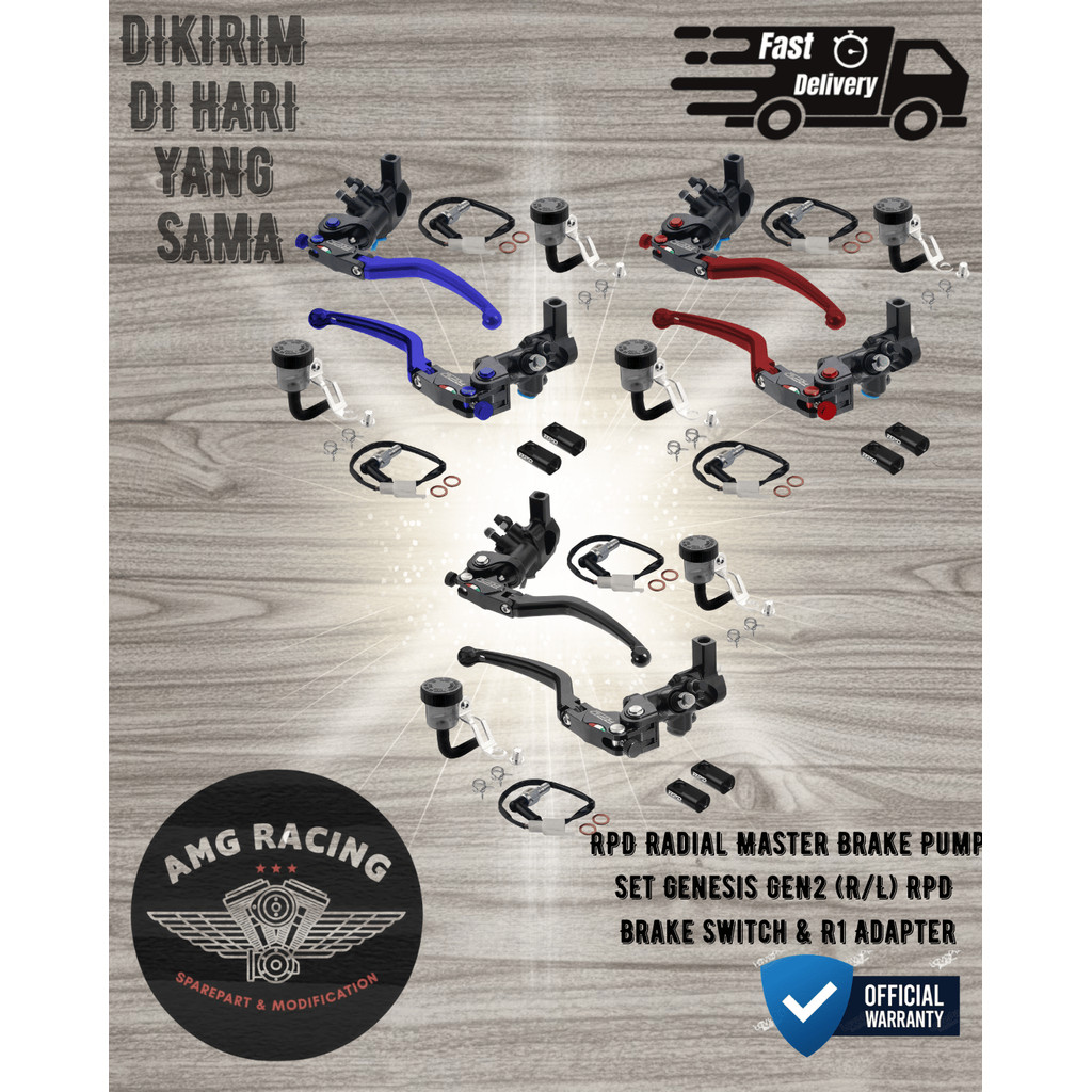 Jual RPD Master Rem Set Kiri Kanan Kabel Genesis Gen 2 - Vario - Aerox ...