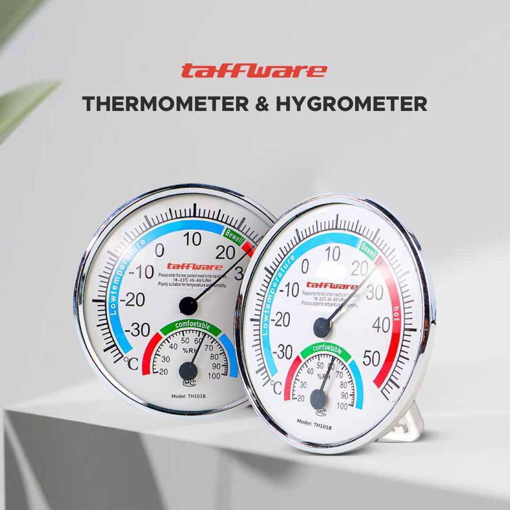 Jual Taffware Analog Thermometer Hygrometer Temperature Humidity ...