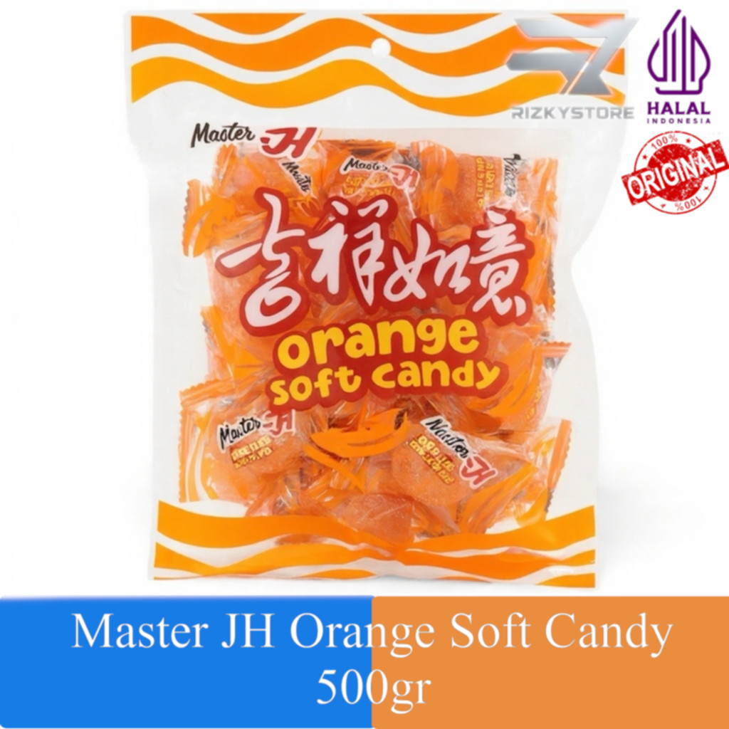 Jual Master JH Orange Soft Candy / JELLY JERUK 500g | Shopee Indonesia