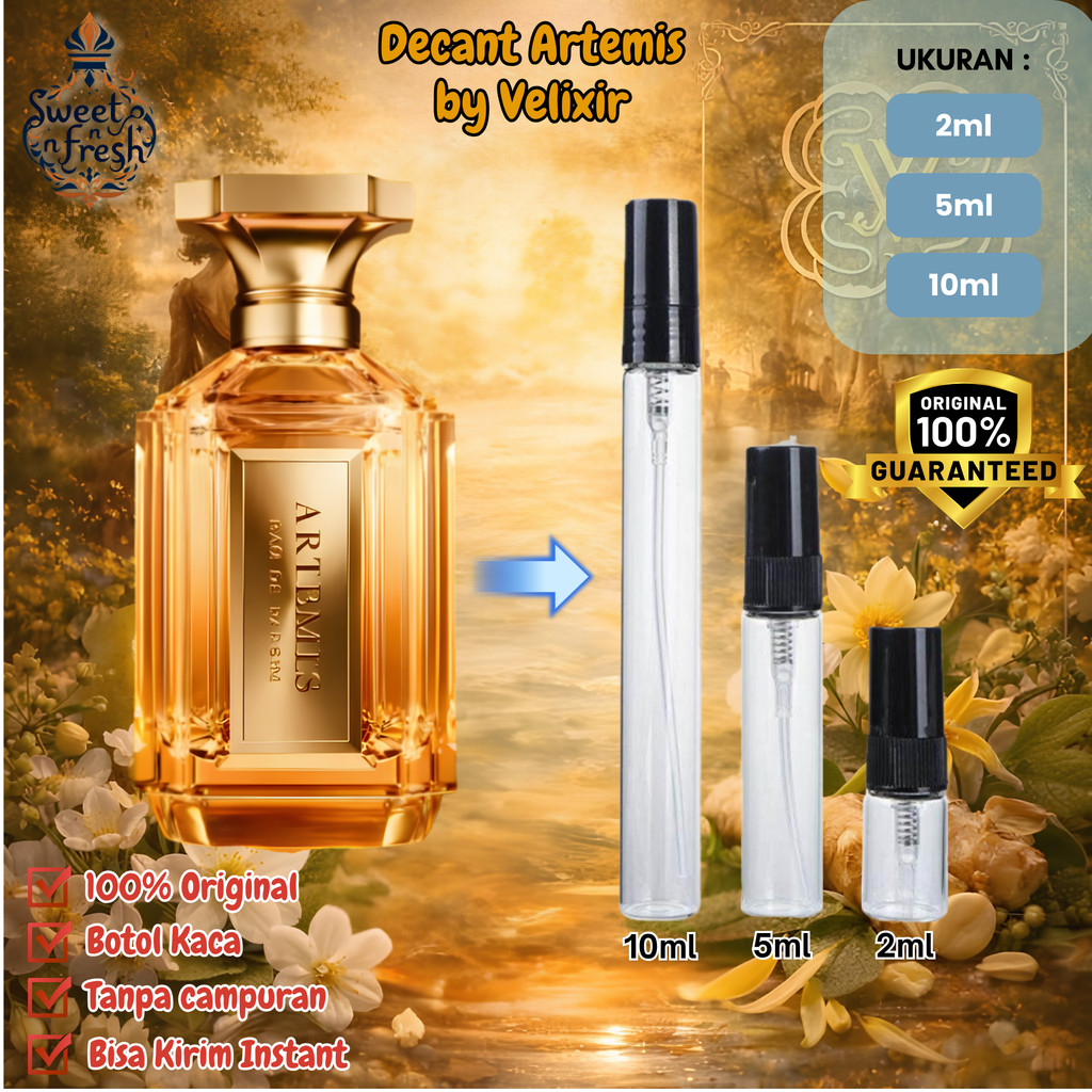 Jual Decant Parfum Velixir Artemis EDP Parfum Unisex Tahan Lama 100% ...