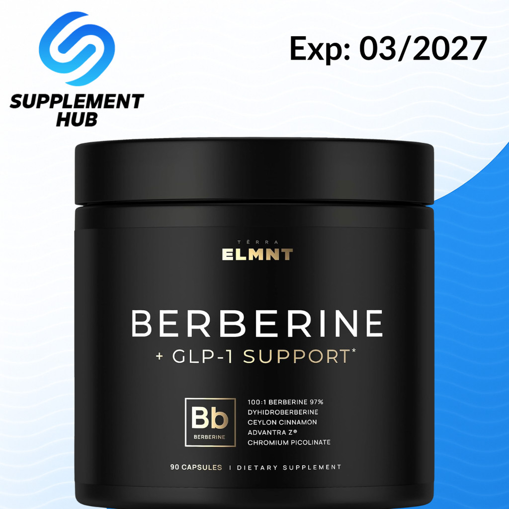 Jual Terra ELMNT Berberine Super GLP-1 90 Capsules Dihydroberberine, Ceylon  Cinnamon, Green Tea, Chromium Picolinate