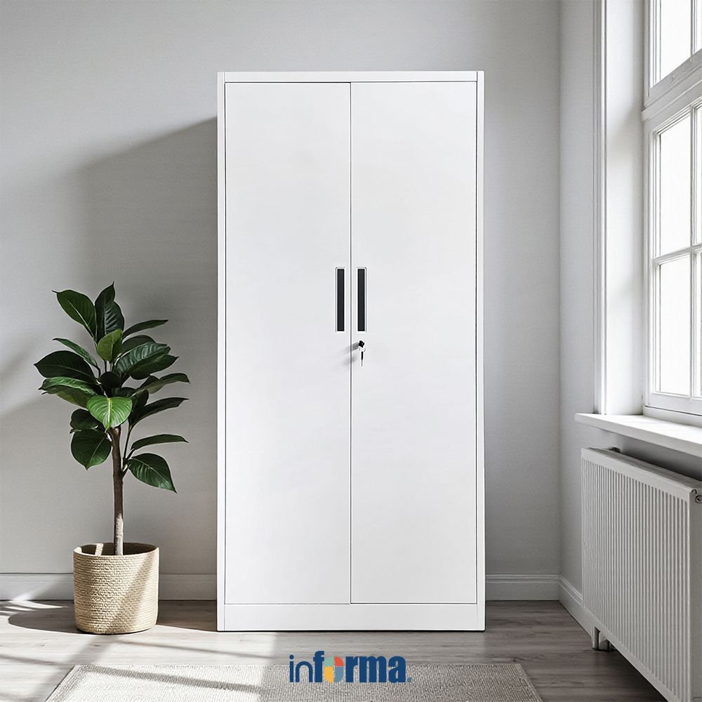 Jual Informa Kiev Lemari Pakaian 2 Pintu - Putih Lemari Baju Almari ...