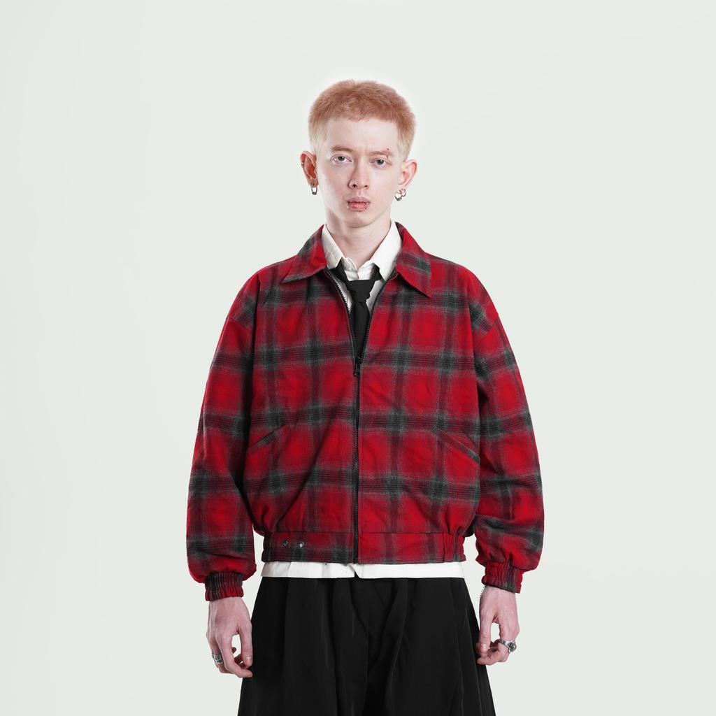Jual FAITH FADE - Flannel Reversible Work Jacket (Red) | Shopee Indonesia