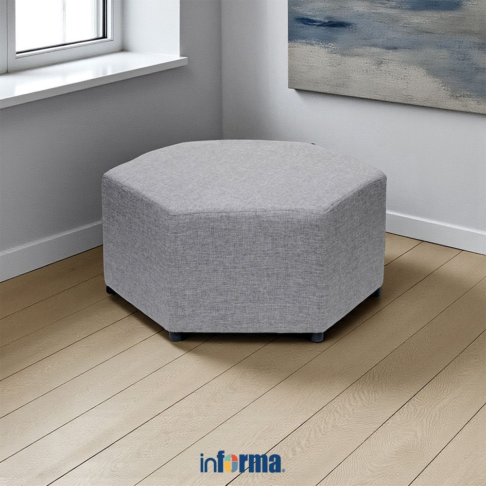Jual Informa Zoelle V2 Bangku Fabric Low - Abu-Abu Stool Tempat Duduk ...