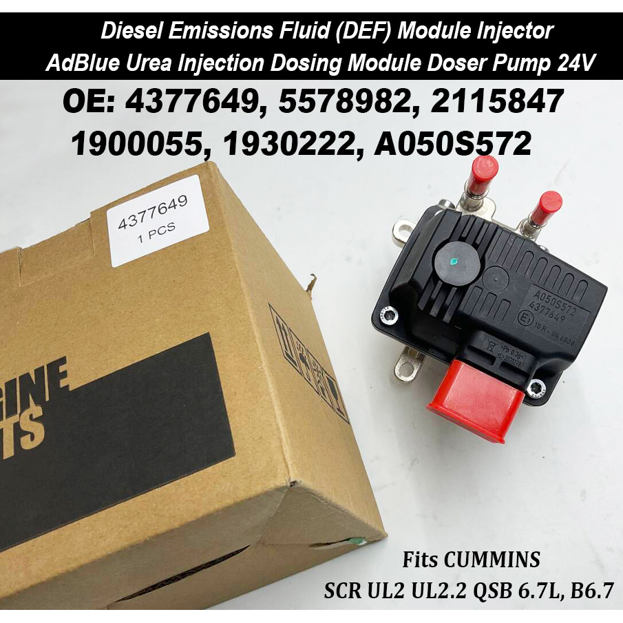 Jual 4377649 24V esel Emissions Fluid (DEF) Module Injector AdBlue Urea ...