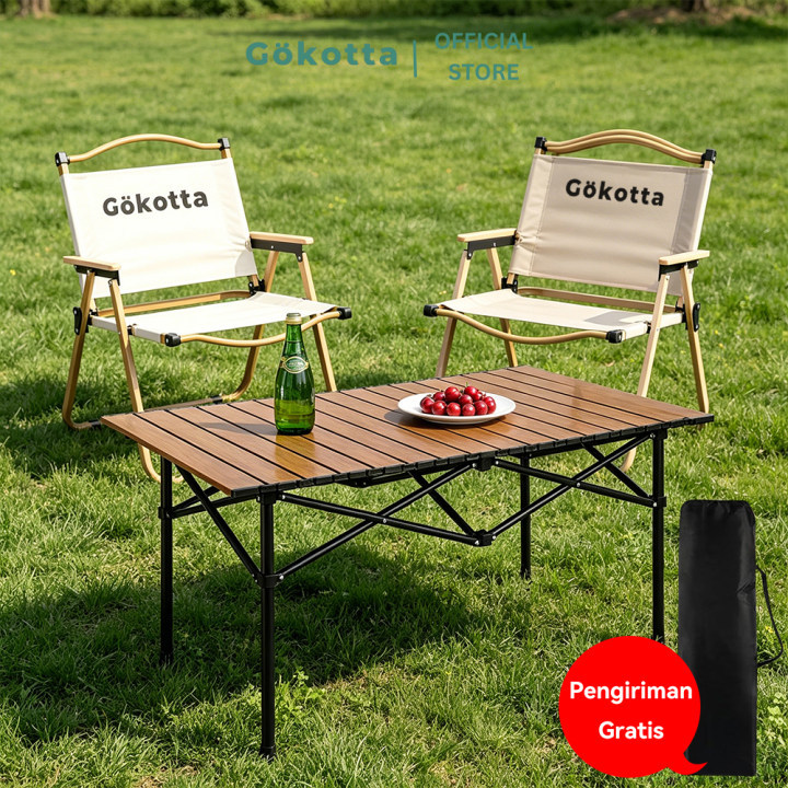 Jual GOKOTTA Kursi Dan Meja Lipat Camping Kuat Dan Tahan Lama/ Kursi ...