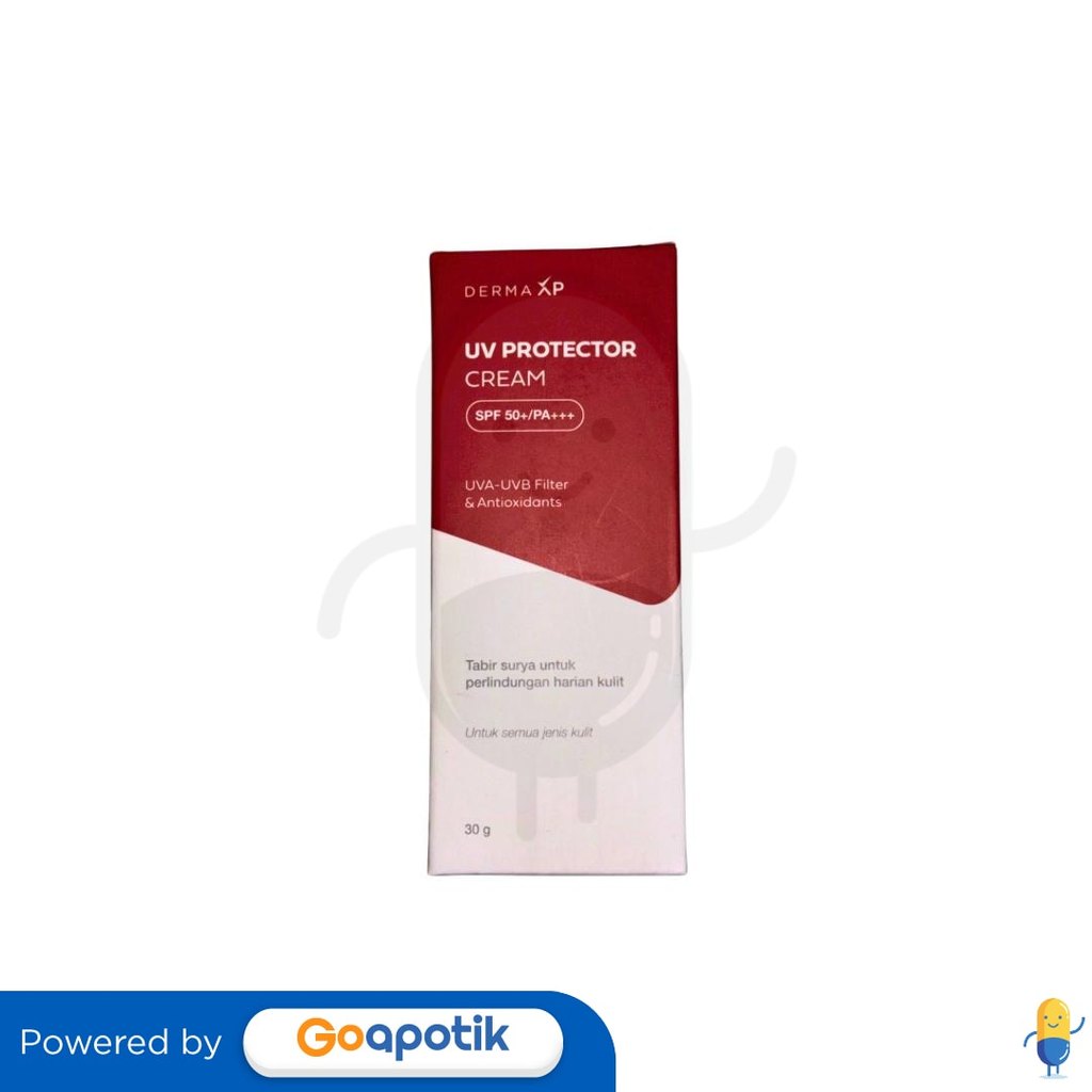 Jual Derma Xp Uv Protector Cream Spf 50 Pa+++ 30 Gram Tube | Shopee ...