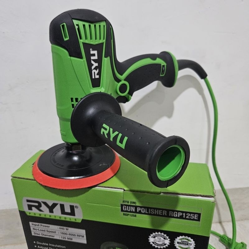 Jual Mesin Poles Mobil RYU RGP125E Gun Polisher / Mesin Poles Serbaguna ...