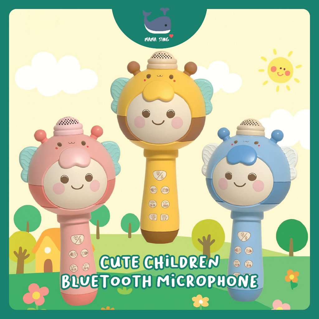 Jual MAMA SING Bluetooth Mikrofon Mainan Anak Mic Berkualitas - Cute ...