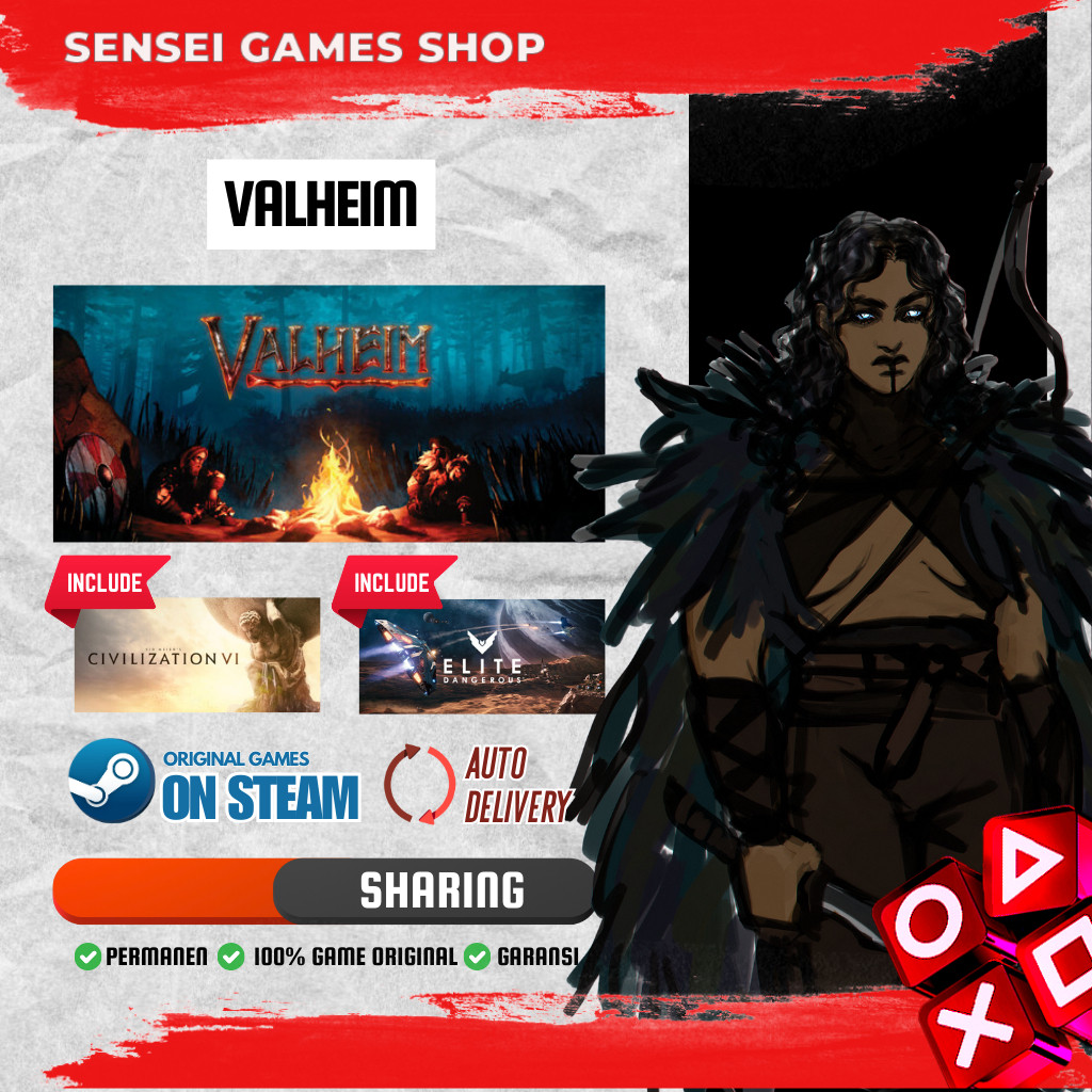 Jual [BONUS GAME STEAM] Valheim (Sharing With Civilization 6 / VI ...